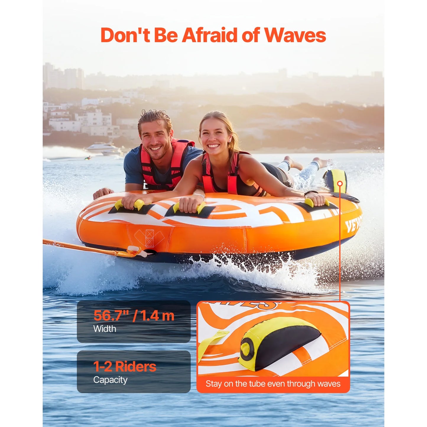 1-2 Riders Towable Tubes