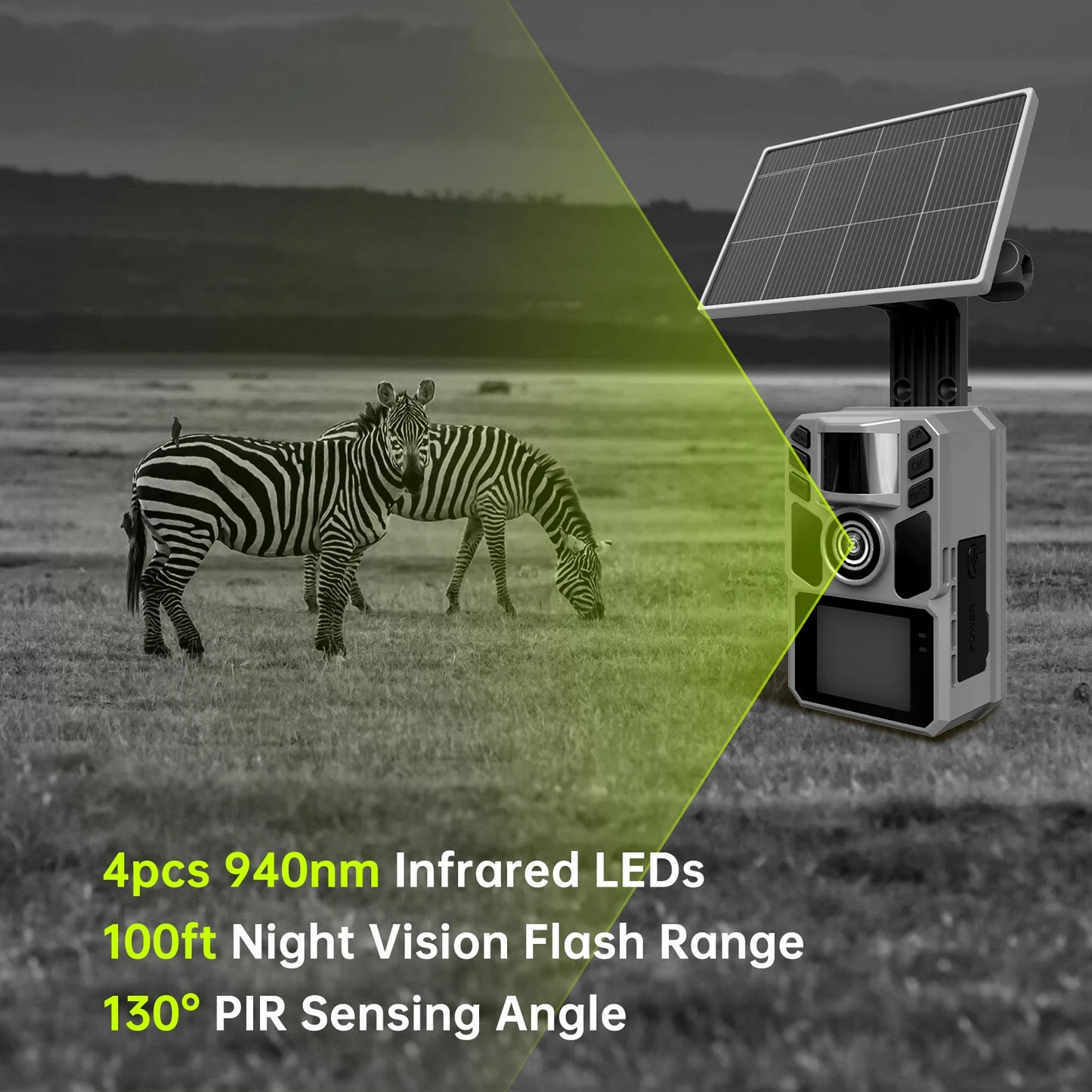 Solar Night Vision Trail Camera