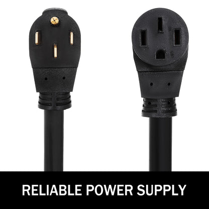 VEVOR 15FT 25FT 30FT 36FT 50Ft 50Amp RV Extension Cord N14-50 Plug Copper Wire Power Supply Cable for Trailer Motorhome Camper
