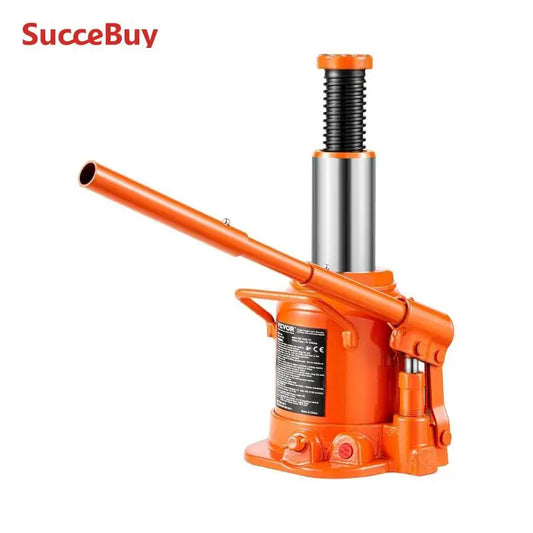 SucceBuy Hydraulic Bottle Jack 20/30/50 Ton Welded Bottle Jack with 3-Section Long Handle for Car Pickup Truck RV Auto Repair