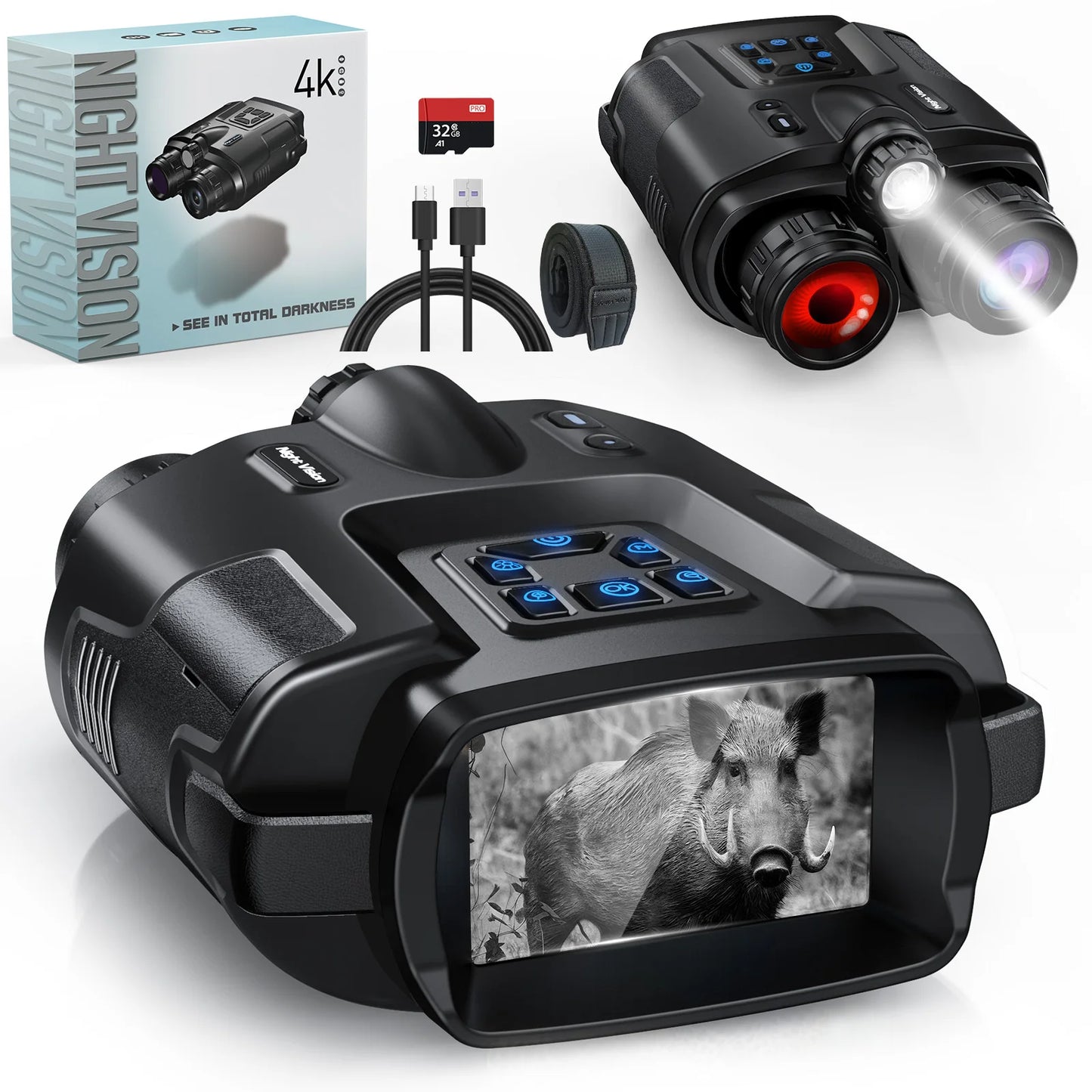 4K Night Vision Binoculars
