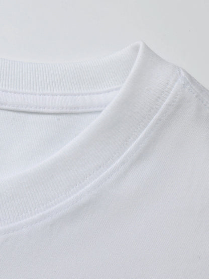 Men's 100% Cotton My Job Is Top Secret Graphic Print T-shirt Casual Short Sleeve Crew Neck Tee Men's Clothing For Summer Outdoor