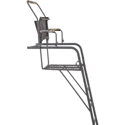 High quality 15.5' Climbing Ladder Tree Stand for Hunting with Mesh Seat,Hunting Gear, Equipment, and Accessories Camo - Popular