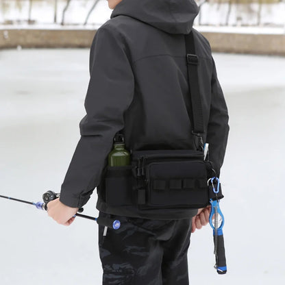 Fishing Tackle Bags Waist Fanny Pack Fishing Lures Line Box Utility  Accessories Outdoor Camping Shoulder Crossbody