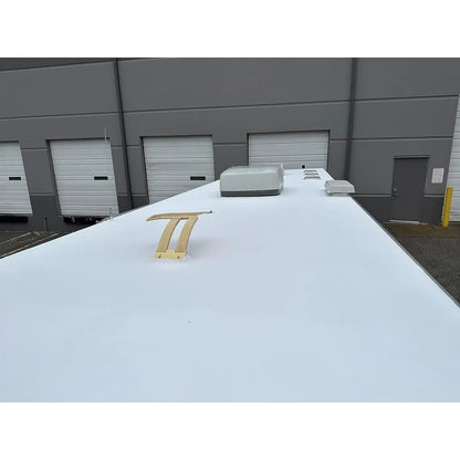 100% Silicone Roof Sealant Self Leveling Waterproofing Easy Application RV Camper Trailer Fiberglass Metal Rubber PVC Leaks