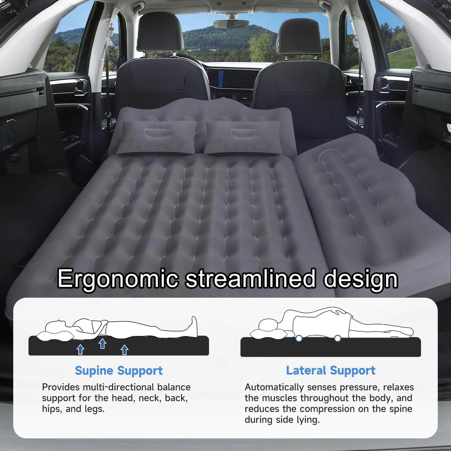 Backseat Inflatable Car Mattress