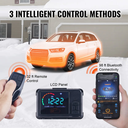 SucceBuy 8KW Diesel Air Heater Bluetooth All-on-one Diesel Heater with LCD Portable Parking Heater for RV Trailer Camper Boat