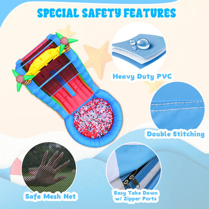 Inflatable water slide