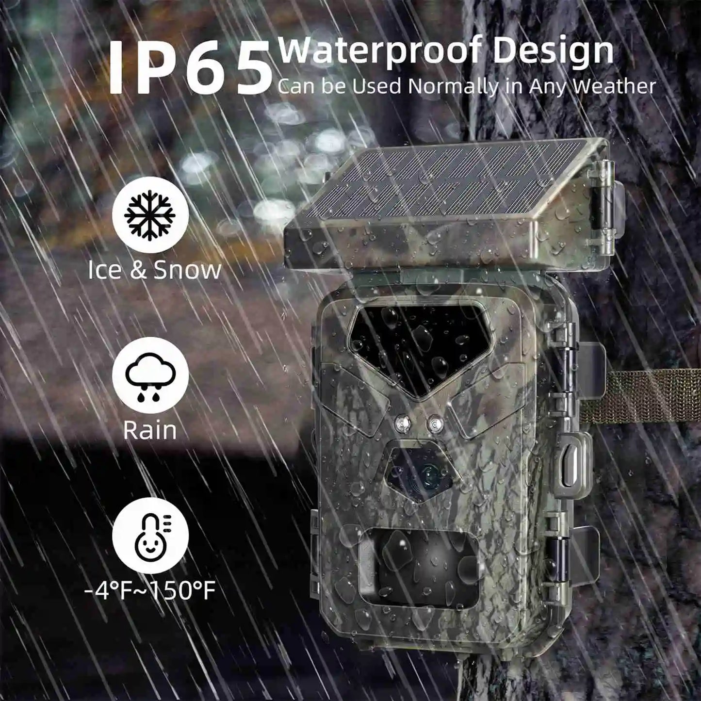 Solar Wildlife Night Vision Waterproof Camera