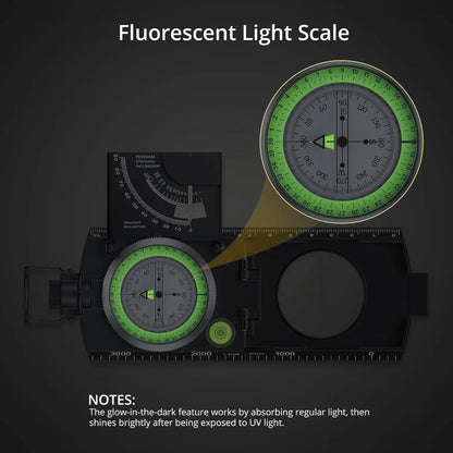 Compass Hiking Survival, IP65 Waterproof, Sighting Clinometer, for Camping Hunting Navigation (128 chars)