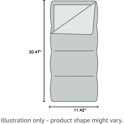 Coleman Heritage Big & Tall Cold-Weather Sleeping Bag, 10°F Camping Sleeping Bag for Adults, Comfortable