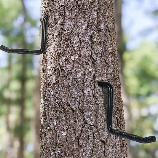 Tree Stand Steps 20.7cm/8.15 Inches Outdoor Hunting Tree Mount 705lbs Self-Tapping Screw Mount Slip-Resistant Climbing Tree