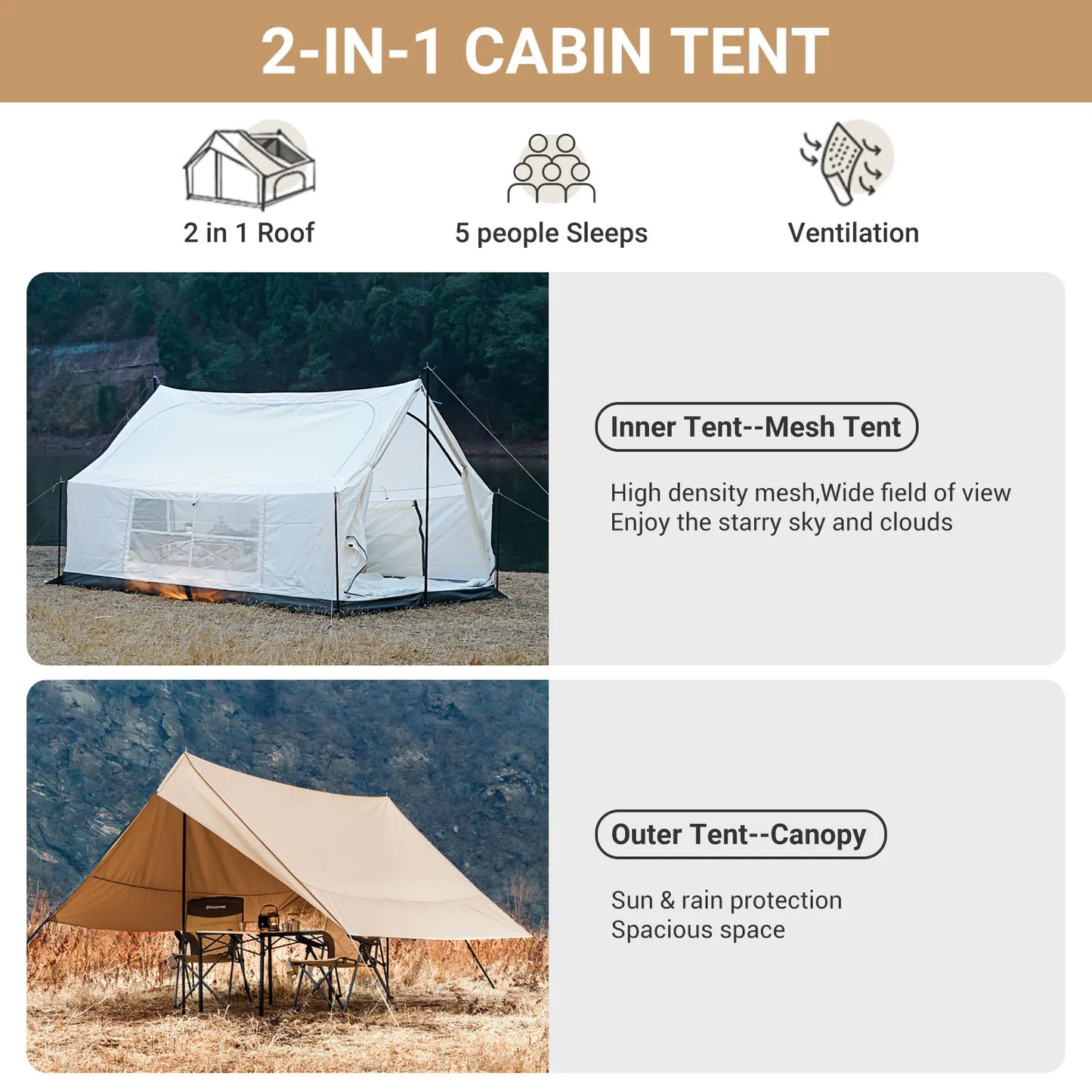 King Size Camping Tent
