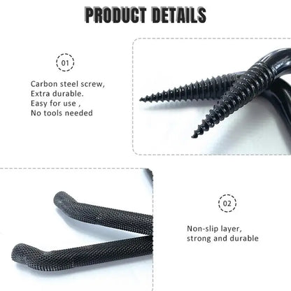 Tree Stand Steps 20.7cm/8.15 Inches Outdoor Hunting Tree Mount 705lbs Self-Tapping Screw Mount Slip-Resistant Climbing Tree