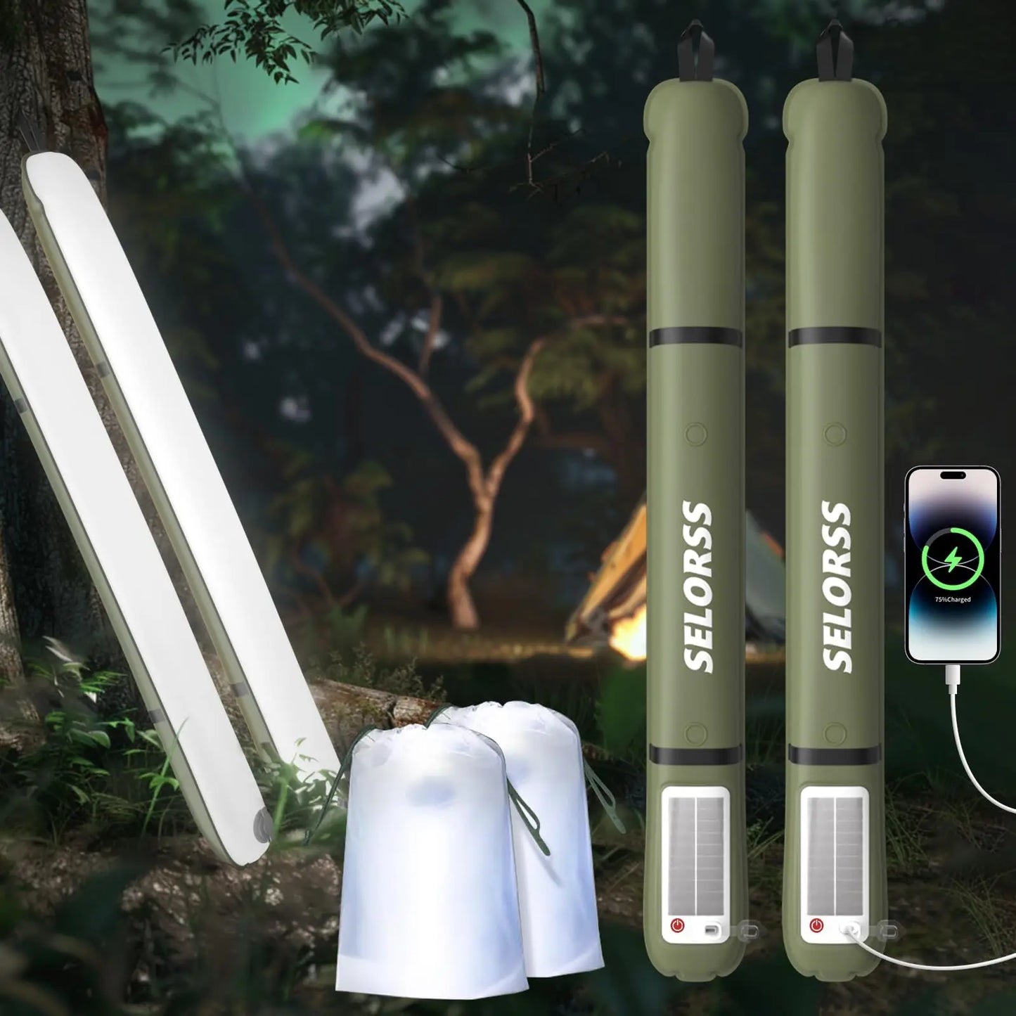 Waterproof Solar Camping Lantern