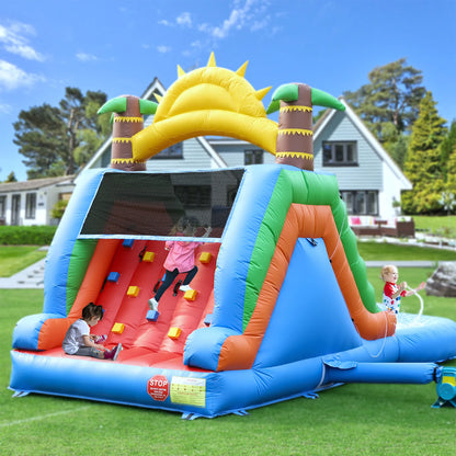 Inflatable water slide