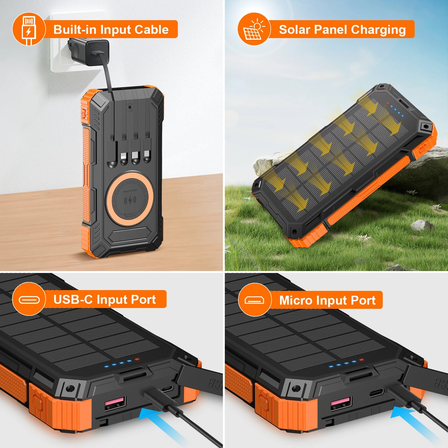 Fast Solar Power Bank