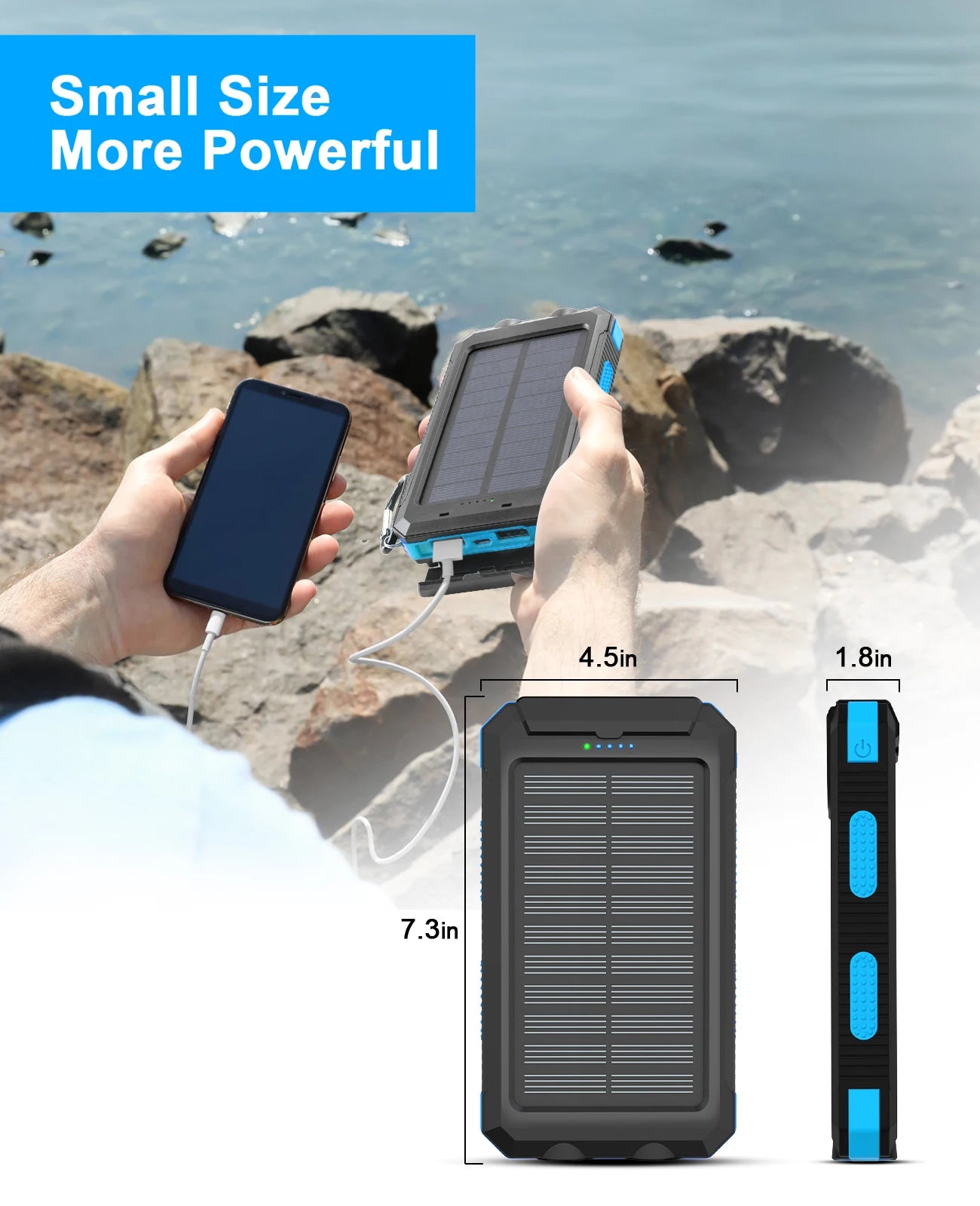 Waterproof Solar Power Outdoor Powerbanks