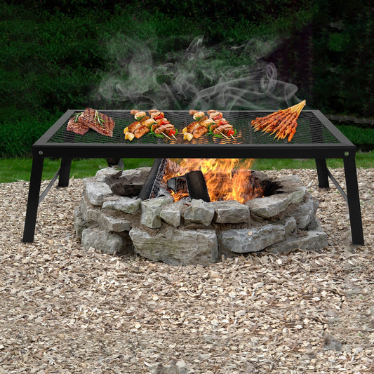 Folding Picnic Campfire Grill