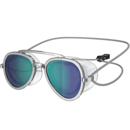 Anti-Fog Swimming Goggle Leak Proof Retro Swimming Goggles Adjustable Swim Sports Eyewear for Swimming Pool Diving Seaside